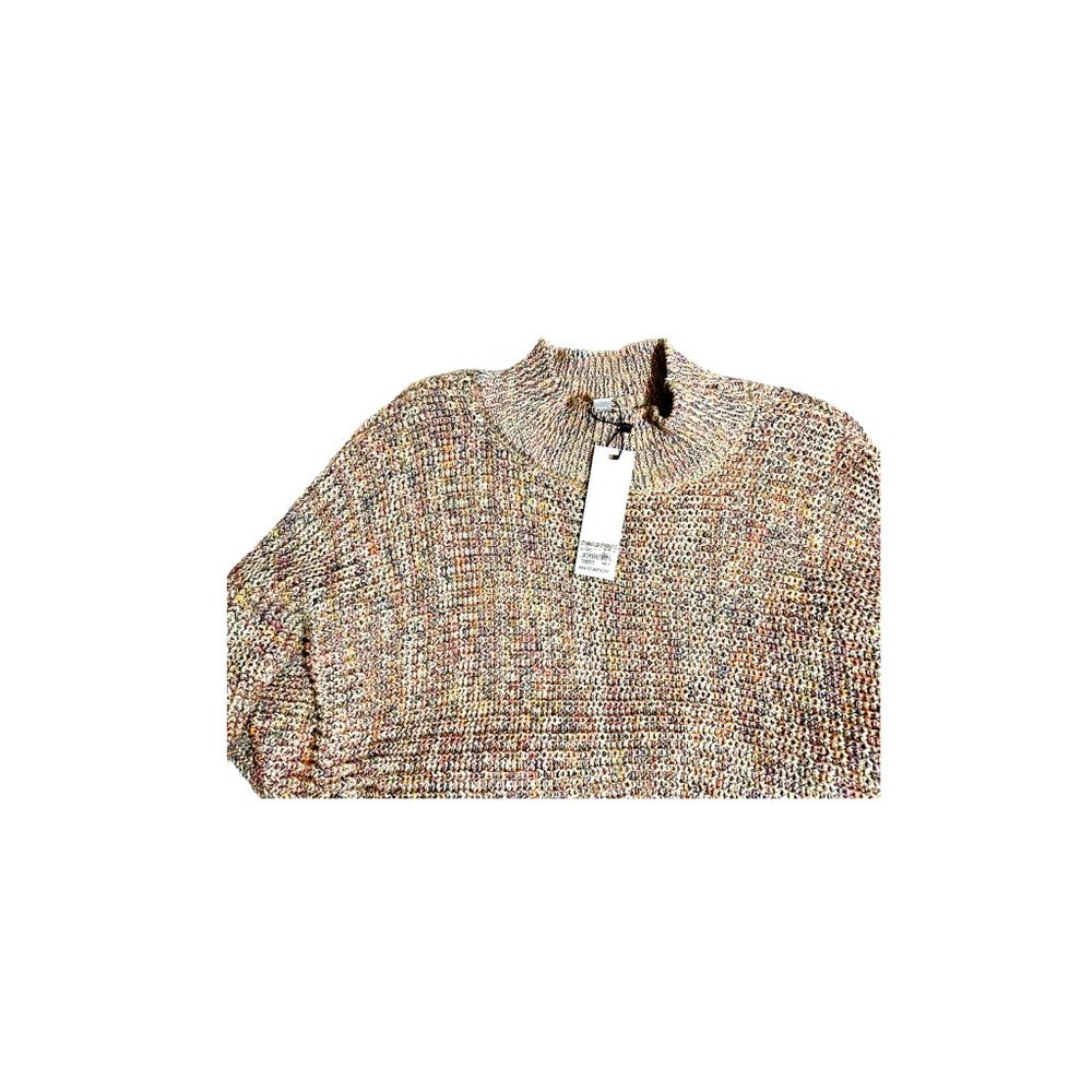 NWT BB Dakota by Steve Madden Women's Multicolor Crop Sweater Size L Retails $89 - Picture 4 of 6